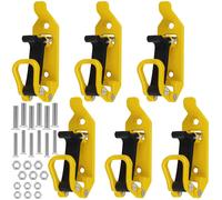 Kal-6 Pcs Support De Pelle Pour Galerie De Toit, Accessoires De Montage Pour Barre De Toit, Kit De Montage Pour Galerie De Toit Pour Porte-Bagages De Camion Voiture Bateau Outils