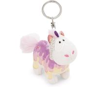 Kal-61900 Porte-Clés Motif Licorne Sweety Rainbow, 10 Cm, Blanc, Compagnon Fidèle Pour Sac À Dos Ou Sac, Pour Petits Et Grands