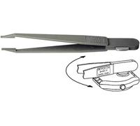 Kal-6460-P Pince À Épiler En Plastique Avec Ouvre-Trappe Pour Montres, Argenté