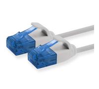 KAL-659879 Câble Cat6 Cat.6 Câble Réseau Cat 5M - Câble Patch Câble Fin (Petit Diamètre - Très Flexible) 1000 Mbit/S - 1 Pièce - Gris