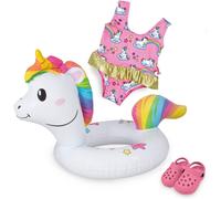KAL-66 Kit De Natation Pour Poupées - Motifs Licorne - 35-45 Cm