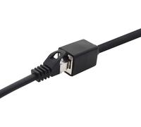 KAL-677545 Adaptateur D'Extension Cat7 Cat.7-1 M - Câble Ethernet Lanka Câble Câble Réseau 10 Gb/S Câble Brut Avec Prise (Rj45) Cat6A 1 Pièce - Noir