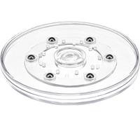 KAL-Acrylique Lazy Susan Plateau Tournant 12,5 Cm Organisateur Palier Tournant Affichage Base Cuisine Pimenter Étagère