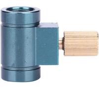 Kal-Adaptateur De Recharge De Manette De Vitesse De Canister De Valve, Adaptateur De Recharge De Canister Camping En Plein Air Randonnée Tête De Four Réservoir De Gaz Accessoires De Gonflage Valve