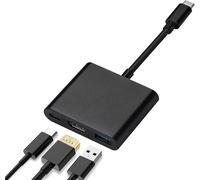 KAL-Adaptateur Hdmi 4K 1080, 3 En 1 Multiport Usb Type-C 3.0 100W Pd Chargeur, Mini Travel Dock, Type-C Convertisseur C¿ble Pour A-Pple Macbook Pro/Air/Sam-Sung