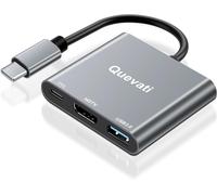KAL-Adaptateur Hdmi Usb C, 4K @ 30 Hz, Hub Multiport Usb-C Avec 100 W Pd, Port De Données Usb 3.0, Adaptateur Hdmi Pour Ipad, Macbook, Iphone 16/15, Samsung, Lenovo, Huawei, Surface, Hp - 4K Et