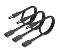 KAL-Adaptateur Type C Usb-C Vers Dc 5,5 X 2,1 Mm (3 Pièces) Usb C Vers Dc 5 V 5,5 X 2,5 Mm Pd 15 W Câble De Charge Pour Routeur Webcam, Caméra Ip, Mini Ventilateur, Brosse À Dents Électrique, Lampe D