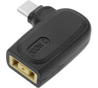 KAL-Adaptateur Usb C Vers Embout Fin 100 W Pd Slim Tip Vers Adaptateur De Charge D'Alimentation De Type C Carré Femelle Vers Connecteur Usb C Mâle Compatible Avec Lenovo