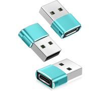 KAL-Adaptateur Usb Vers Usb C 3 Pack,Type C Femelle Usb A Mâle Convertir Chargeur Pour Apple Watch Série 8 9 Se,Ipad 10 Pro Air 4 5,Mini 6,Samsung Note 20 S25 S24 A54,Z Fold Flip,Iphone 17