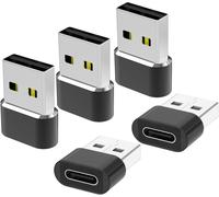 KAL-Adaptateur Usb Vers Usb C 5 Pack,Type C Femelle Usb A Mâle Convertir Chargeur Pour Apple Watch 7 8 9,I-Phone 12 13 14 15 16 Pro Max Se,Ipad Air 4 5 Mini 6,Samsung Galaxy S23 S24,Z Fold Flip