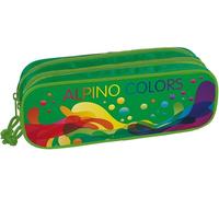 Kal-Alpin Ua000139 Trousse Fourre-Tout Avec Double Fermeture Éclair Multicolore 23 X 9,5 X 7 Cm