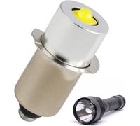 Kal-Ampoule Led De Remplacement P13.5s 3v, 3w Pour Lampe Torche Maglite 2d, Lampe De Poche Led 3v, Éclairage De Travail D'urgence, Installation Facile, Luminosité Supérieure, Longue Durée