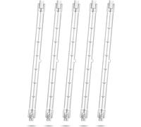 Kal-Ampoules Halogènes R7s 189mm 1000w 16000 Lumen -Linéaires Blanc Chaud 2800k Ampoule Type J Dimmable -Lampe Frontale À Double Extrémité R7s Ampoule Pour Éclairage De Paysage Au Plafond