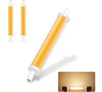 KAL-Ampoules R7S 118Mm Led Dimmable 7,7W=60W Ac2320V 850Lm Warm White 2700K Sans Scintillement Spot Encastrable/Plafonnier 2X
