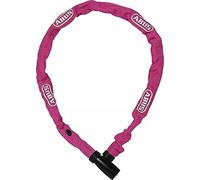 Kal-Antivol À Chaîne 1500 Web - Antivol Vélo En Acier Spécial - Chaîne Ronde De 4 Mm D'épaisseur - Niveau De Sécurité 3-60 Cm - Corail, Rose (Coral)