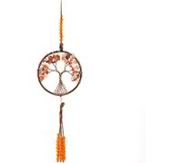 Kal-Arbre De Vie, Décoration Suspendue Pour Rétroviseur Intérieur, Pierres 7 Chakras, Cristaux De Guérison, Accessoire Voiture Intérieur, Reiki, Porte-Bonheur, Méditation, Décoration Fenêtre (E)