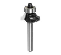 KAL-Arrondi Routeur Bit Dia 15/64"" Tige 5/32"" Rayon Carbure Pointe Bord Arrondi Sur Mèche Avec Roulement Guide, Travail Bois Fraisage Outil