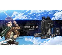 Kal-Attack On Titan Etui Tombolino Attache Des Gigants Anime, Noir, Décontracté