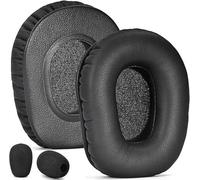 KAL-B350Xt Coussinets D'Oreille Et Mousse De Microphone -Coussinets De Rechange Compatibles Avec Blueparrott B350-Xt(B350Xt B350 Xt) -Casque Bluetooth À Réduction Du Bruit -Cuir Protéiné
