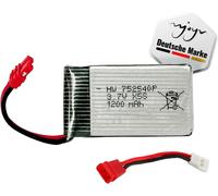 KAL-Batterie Li-Po Syma Hc Et Adaptateur Mx2.0 2P Molex 3,7 V 1200 Mah 1S Compatible Avec X5Hc X5Hw X5Sw X5Sc-1 Rc Quadcopter Drone Voiture Hélicoptère Jouet Éclairage
