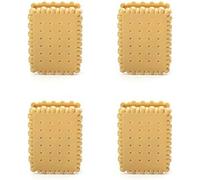 Kal-Bc20 Lot De 4 Clips À Sachet Plastique Brun 20,5 X 13 X 3,5 Cm