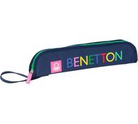 KAL-Benetton Damero - Porte-Flûtes, Trousse De Qualité Et Résistance Maximale, Flûte, Instrument De Musique, 37 X 2 X 8 Cm, Bleu Marine, M, Décontracté Bleu