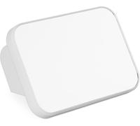 Kal-, Blanc Miroir Cosmétique Maquillage Portable De Voyage, Camping, Glace Transportable Pliable, Cadre Plastique, Verre, 1