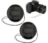 KAL-Bouchon D'Objectif 58 Mm Lot De 2 À Clipser Pour Objectifs D'Appareil Photo Avant Pour Canon Sony Olympus Fujifilm Objectif Remplaçant Le Modèle Canon E-58 Ii Bouchon D'Objectif
