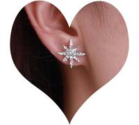 Kal-Boucles D'oreilles Strass Étoile Du Nord Boucles D'oreilles Étoiles En Cristal Boucles D'oreilles Étoile Du Nord En Cristal Boucles D'oreilles Étoiles En Cz Étincelantes Bijoux Pour Femmes