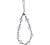 Kal-Bracelets Téléphone Portable En Perles Charme De Téléphone Portable Amour Transparent Chaîne De Téléphone Portable Anti-Perte Mobiles Disque U Porte-Clés Caméras