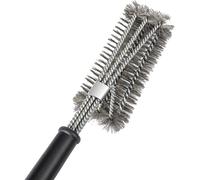 KAL-Brosse Parfaite Pour Grille De Barbecue, 45,7 Cm ¿ Brosse En Acier Inoxydable Avec Poils Métalliques 3 En 1 Pour Un Nettoyage Sans Effort, Excellent Accessoire De Gril Pour Grille De Cuisson