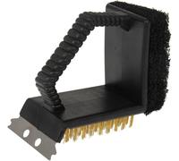 KAL-Brosses À Barbecue, Produits De Nettoyage Pour Barbecue -Mini Brosse De Nettoyage Pour Barbecue/Plancha, Tampon À Récurer Pour Plancha, Brosse Grille Barbecue 3 En 1