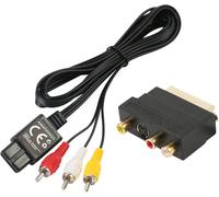 Kal-Câble Av Et Adaptateur Péritel In/Out + S-Video/S-Vhs Pour Nintendo Gamecube, Snes, N64, Gc, Ngc