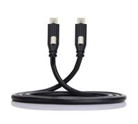 KAL-Câble d'alimentation USB 3.1 Type-C verrouillable vers verrouillable pour appareil photo avec connecteur à vis pour montage sur panneau unique (200 cm)