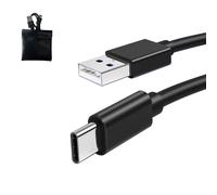 KAL-Câble De Charge Usb C De Rechange + Sac De Rangement Pour Casque Sans Fil Sony Wh/Wf-1000Xm5 Wh/Wf-1000Xm4 Wh/Wf-1000Xm3 Wh-Xb910N Wh-H910N Wh-Ch510 Ch520 Ch710N Ch720N Noir