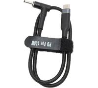 KAL-Câble De Charge Usb C Vers Dc Pour Ordinateur Portable, 20 V 5 A 100 W Pd Charge Rapide Usb C Vers Dc Adaptateur Type C Mâle Vers Coude Dc 3,0 X 1,1 Mm Câble D'Alimentation Pour Ordinateur Portab