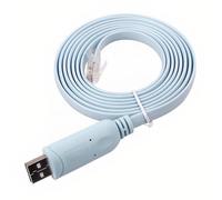 KAL-Câble de console USB vers RJ-45 pour la configuration des routeurs, des commutateurs et des points d'accès dans les salles de serveurs et les centres de données - longueur 1,8 m