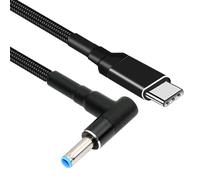 KAL-Câble D'Extension De Charge Câble 100 W Type C Usb-C Entrée Vers 20 V Dc 4,5 X 3,0 Mm Puissance De Sortie 20 V 5 A 65 W Câble De Charge Pd Compatible Avec Ordinateur Portable