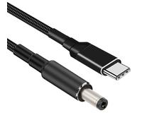 KAL-Câble D'Extension De Charge Câble 100 W Type C Usb-C Entrée Vers 20 V Dc 5,5 X 2,1 Mm Puissance De Sortie 20 V 5 A 65 W Pd Câble De Charge Compatible Avec Ordinateur Portable