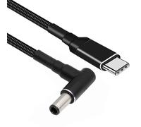 KAL-Câble D'Extension De Charge Câble 100 W Type C Usb-C Entrée Vers 20 V Dc 6,0 X 1,4 X 0,6 Mm Puissance De Sortie 20 V 5 A 65 W Câble De Charge Pd Compatible Avec Ordinateur Portable