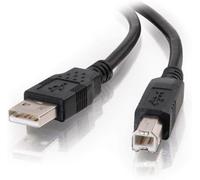 KAL-Câble d'imprimante USB 2.0 A vers B Compatible avec imprimantes et scanners de HP, Epson, Brother, Samsung, Cannon et Tous Les Autres appareils USB A/B Noir 3 m
