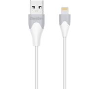 KAL-Câble Lightning 1,2 M -Câble Chargeur Rapide (2,4 A/480 Mbps) -Pour Produits Apple -Blanc
