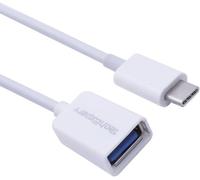 KAL-Cable OTG Data USB 3.1 Type C Male vers USB 3.0 Femelle Blanc Compatible avec Tous Les appareils avec Un Port USB Type C OTG