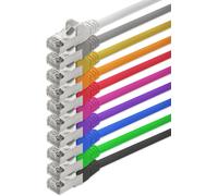 KAL-Câble Patch Réseau Ftp 1Attack Cat5 Avec 2 Connecteurs Rj45 (10 Couleurs, 10 Pièces) 0,25 M