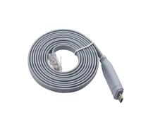 KAL-Cable rs232 usb console 3m Câble de Console FTDI usb mâle vers RJ45 mâle pour PC Ordinateur Portable Routeur et Plus (USB-C 3m)