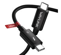 KAL-Câble Thunderbolt 5, Transfert De Données Rapide 120 Gbps Et Câble Usb-C Power Delivery 240 W, Support D'Écran 8K/16K, Compatible Avec Les Rétroviseurs Tb4/3/Usb4/3, Idéal Pour Les Jeux, Les