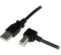KAL-Câble USB 2.0 Type A vers USB Type B Coudé à droite Mâle / Mâle - Adaptateur pour imprimante 2 m Noir (USBAB2MR)