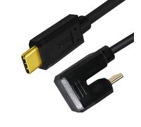 KAL-Câble Usb 3.1 Type-C Mâle 10 Gbit/S Vers Vis Moletée À Verrouillage Simple, Forme En U, Angle Arrière Opposé, Usb-C, Données 4K, Montage Sur Panneau, Type 1 M