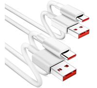 KAL-Câble Usb C Pour Xiaomi Redmi Note 11 11S 12 Charge Rapide Câble Type C 120W 6A Câble Usb C Vers Usb C 2M Charge Turbo Câble Usb C Pour Xiaomi Pad 5 Xiaomi Mi 11 Lite 10 Pro Poco X4 M4 Pro, 2Pack