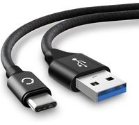 KAL-Câble Usb C Type C Universel - Câble 3.1 Gen 1 Pour Transfert De Données 3A Et Charge - 2M Noir Nylon Data Communication
